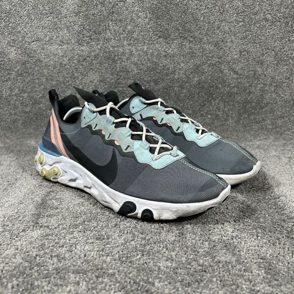 Nike React Element 55 BQ6166-300 Men’s Size 13 Ocean Cube Athletic Running Shoes main image 7